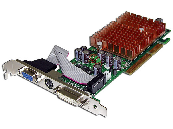 T. de Video ZOGIS nVidia GeForce 6200 con 256MB, Salida a TV. Puerto AGP 8X.