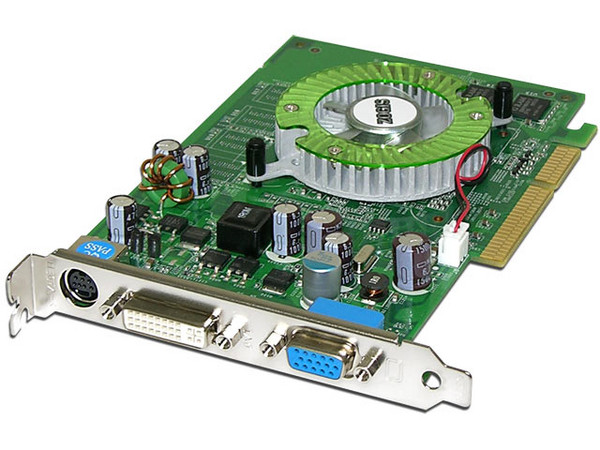T. de Video ZOGIS nVidia GeForce 6800 con 256MB (128bits), Salida a TV. Puerto AGP 8X.
