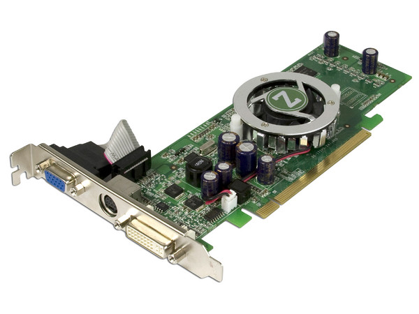 T. de Video Zogis Geforce 7200GS TC con 128MB DDR2 (con TurboCache hasta 512MB), Salida a TV. Puerto PCI Express x 16