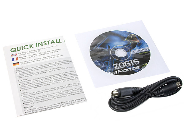 Tarjeta de Video ZOGIS nVidia GeForce 7300 GS, 256MB (512MB con Turbocache), Salida a TV. Puerto PCI Express x16