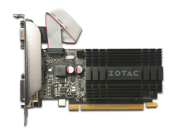Tarjeta de Video NVIDIA GeForce GT 710 ZOTAC, 1GB GDDR3, 1xHDMI, 1xDVI, 1xVGA, PCI Express 2.0.
