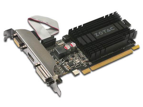 Tarjeta de Video NVIDIA GeForce GT 710 ZOTAC, 1GB GDDR3, 1xHDMI, 1xDVI, 1xVGA, PCI Express 2.0.