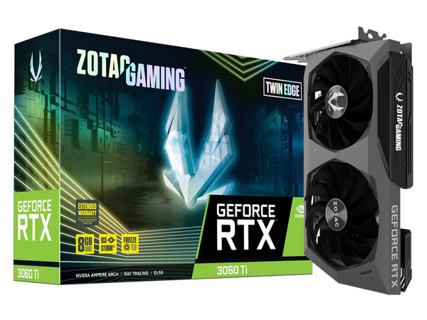 Tarjeta de Video NVIDIA GeForce RTX 3060 Ti ZOTAC TWIN EDGE, 8GB GDDR6X, 1xHDMI, 3xDisplayPort, PCI Express 4.0.