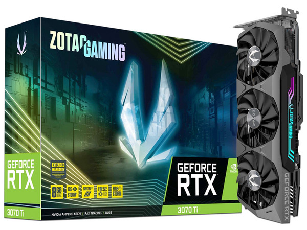 Tarjeta de Video NVIDIA GeForce RTX 3070 Ti ZOTAC GAMING, 8GB GDDR6X, 1xHDMI, 3xDisplayPort, PCI Express 4.0