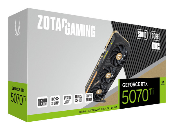 Tarjeta de Video NVIDIA GeForce RTX 5070 Ti ZOTAC, 16GB 1xHDMI, 3xDisplayPort, GDDR7.