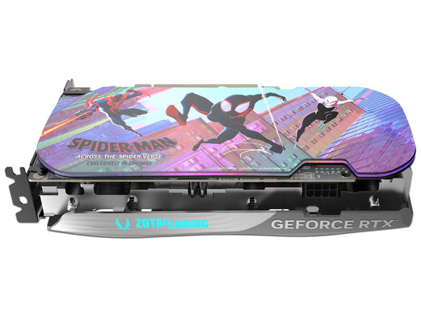 Tarjeta de Video NVIDIA GeForce RTX 4060 Ti ZOTAC Twin Edge OC Edición Spider-Man Across the Spider-Verse, 8GB GDDR6, 1xHDMI, 3xDisplayPort, PCI Express 4.0.
