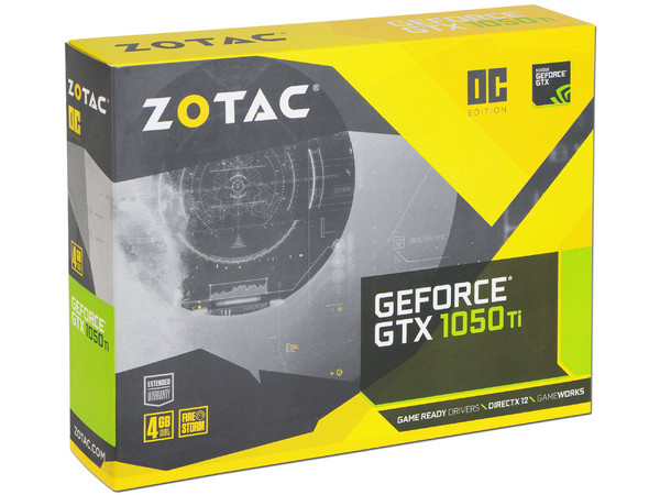 Tarjeta de Video NVIDIA GeForce GTX 1050Ti ZOTAC OC Edition, 4GB GDDR5, 1xHDMI, 1xDVI, 1xDisplayPort, PCI Express 3.0