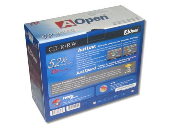 Quemador de CDs AOpen 5232, Graba/Regraba/Lee: 52x/32x/52x, Interno, Interfase IDE.