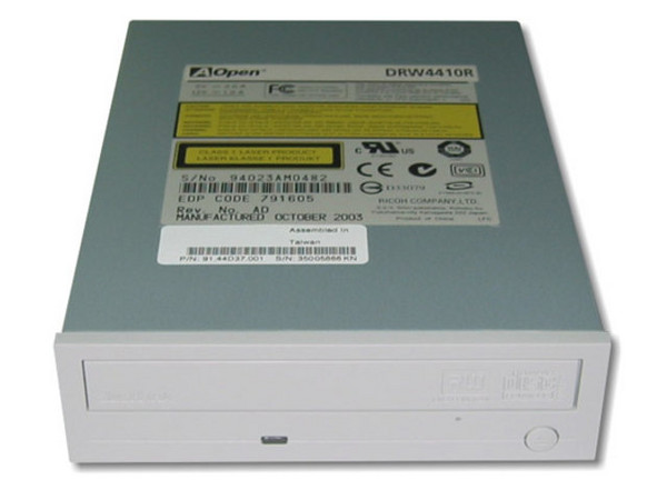 Quemador de DVD+R/+RW  y CDs, Marca AOpen, 
DVD+RW: Graba/Regraba/Lee: 4x/4x/8x, 
CD-RW: Graba/Regraba/Lee: 24x/10x/40x