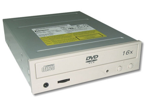 Unidad DVD-ROM AOpen de 16X DVD, Color Gris.