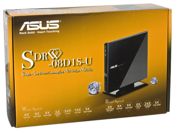 Quemador Asus Externo Slim USB 2.0, Negro:
no necesita cable de alimentación,
DVD+RW: Graba/Regraba/Lee: 8x/8x/8x,
DVD+R DL: Graba 6X, DVD-R DL: Graba 6X,
DVD-RW: Graba/Regraba/Lee: 8x/6x/8x,
CD-RW: Graba/Regraba/Lee: 24x/16x/24x.