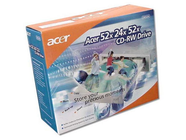 Quemador de CDs Acer 5225, Graba/Regraba/Lee: 52x/24x/52x, Interno, Interfase IDE.