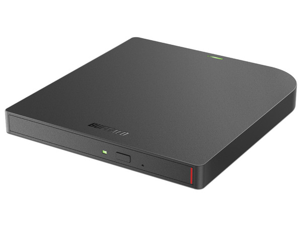 Grabador de Blu-Ray Externo Buffalo MediaStation 6X TAA, USB 3.2, compatible con Blu-ray, DVD y CD. Color Negro.