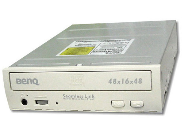 Quemador de CDs BenQ, Graba: 48x, ReGraba: 16x, Lee: 48x, Interno, Interfase IDE.