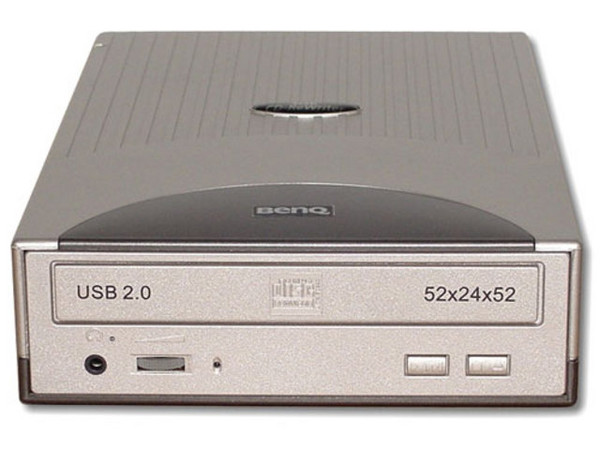 Quemador de CDs BenQ, Externo, Graba/Regraba/Lee : 52X/24X/52X, Interfase USB 2.0