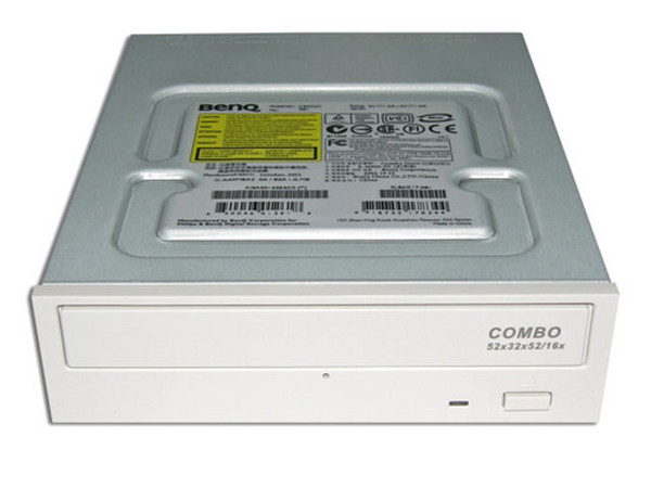 Combo BenQ Interno, Quemador de CDs 52x/32x/52x + DVD de 16x(Lectura). Color Beige