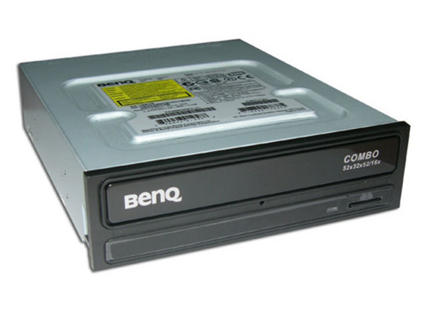 Combo BenQ Interno, Quemador de CDs 52x/32x/52x + DVD de 16x(Lectura). Color Negro