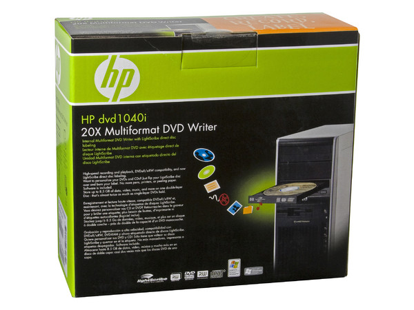 Quemador HP Lightscribe!, Color Negro:
DVD+RW: Graba/Regraba/Lee: 20x/8x/16x,
DVD+R DL: 8X, DVD-R DL: 8X, DVD-RAM: 12X,
DVD-RW: Graba/Regraba/Lee: 20x/6x/16x,
CD-RW: Graba/Regraba/Lee: 48x/32x/48x