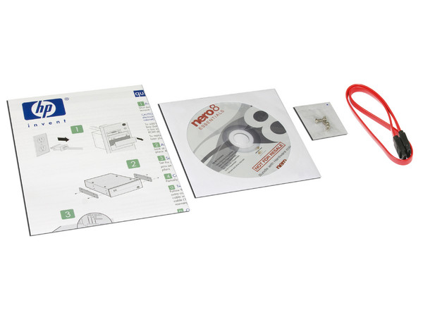 Quemador HP 1270i, Lightscribe! Serial ATA::
DVD+RW: Graba/Regraba/Lee: 24x/8x/16x,
DVD+R DL: 12x, DVD-R DL: 12x, DVD-RAM: 12x,
DVD-RW: Graba/Regraba/Lee: 22x/6x/16x,
CD-RW: Graba/Regraba/Lee: 48x/32x/48x