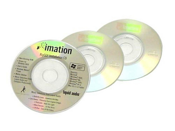 Imation RipGO!, Quemador y MP3 Player portátil, graba en CD-R de 80 mm
