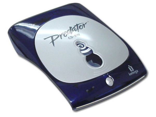 Quemador de CDs Externo Iomega Predator II, Velocidades: Graba/Regraba/Lee : 40X/12X/40X, Interfase USB 2.0/1.1