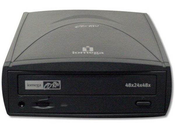 Quemador de CDs Externo Iomega, Velocidades: Graba/Regraba/Lee : 48X/24X/48X, Interfase USB 2.0/1.1