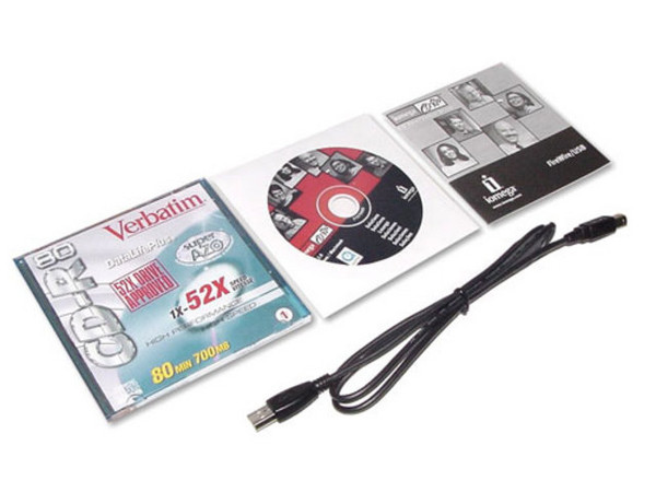 Quemador de CDs Iomega Externo Graba/Regraba/Lee: 52x/24x/52x, Interfase USB 2.0/1.1