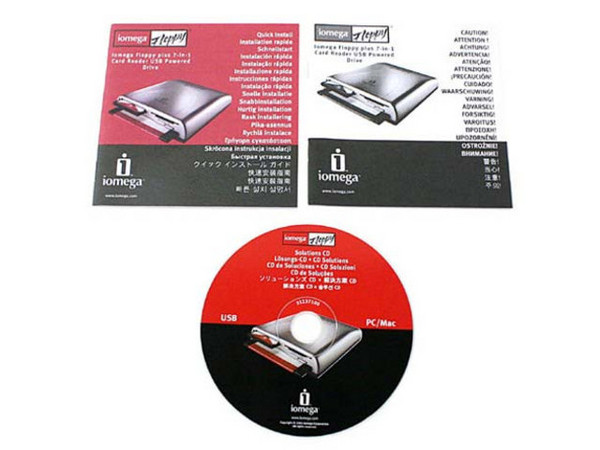 Unidad de Disquetes y Card Reader 7 en 1 Iomega Externo, USB