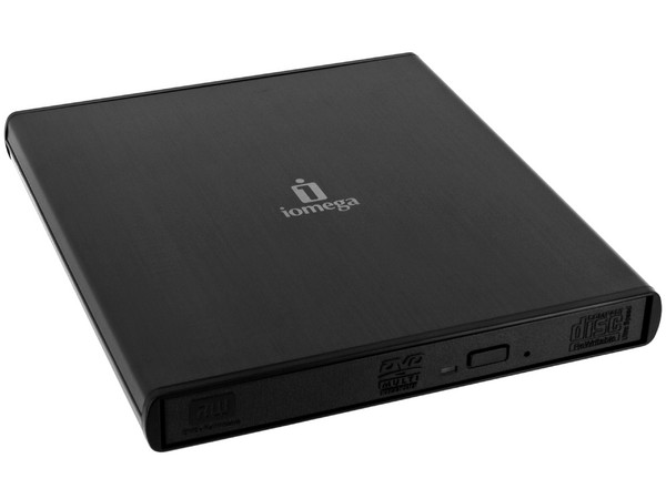 Quemador Iomega Externo SuperSlim USB 2.0:
no necesita cable de alimentación,
DVD+RW: Graba/Regraba/Lee: 8x/8x/8x,
DVD+R DL: Graba 6X, DVD-R DL: Graba 6X,
DVD-RW: Graba/Regraba/Lee: 8x/6x/8x,
CD-RW: Graba/Regraba/Lee: 24x/24x/24x.