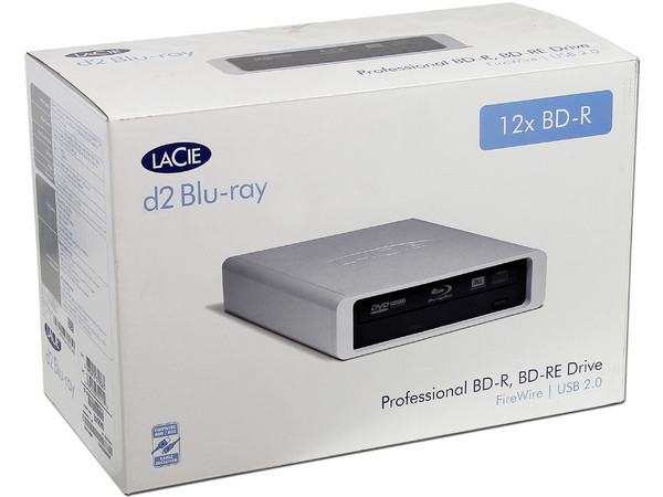 Quemador de Blu-ray Lacie Externo 12x,  FireWire 400 y USB 2.0