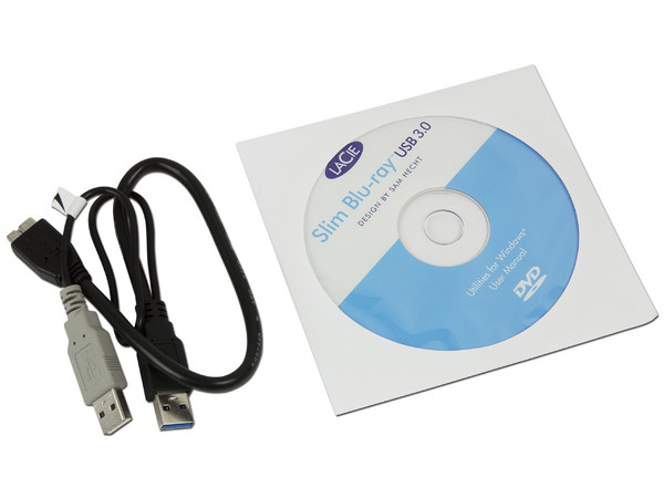 Quemador de Blu-ray Lacie Slim Externo 6x, reproduce Blu-ray 3D, USB 3.0