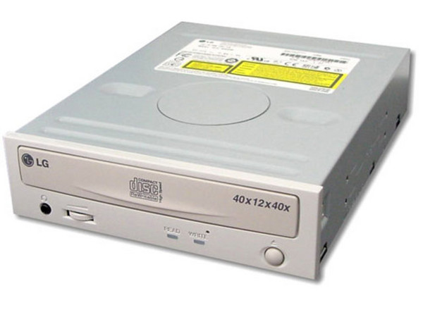 Quemador de CDs LG, Interno, Velocidades Graba / Regraba / Lee :: 40x/12x/40x.