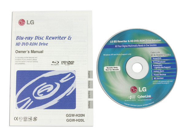 Quemador Blu-ray, DVD y lector de HD DVD LG, Color Negro, SATA:
BD-R 6x,
BD-R Doble Capa 4x,
BD-RE 2x,
BD-RE Doble Capa 2x