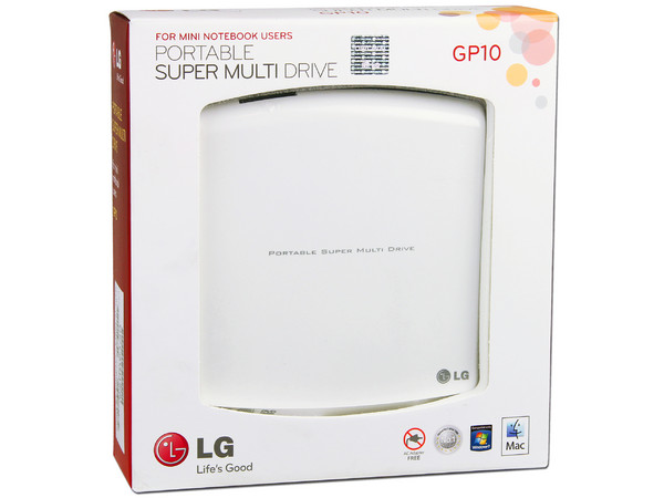 Quemador LG Externo Slim USB 2.0, Blanco:
no necesita cable de alimentación,
DVD+RW: Graba/Regraba/Lee: 8x/8x/8x,
DVD+R DL: Graba 8X, DVD-R DL: Graba 8X,
DVD-RW: Graba/Regraba/Lee: 8x/6x/8x,
CD-RW: Graba/Regraba/Lee: 24x/24x/24x