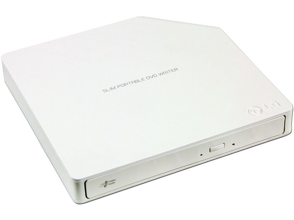 Quemador LG Externo Slim USB 2.0, Blanco:
no necesita cable de alimentación,
DVD+RW: Graba/Regraba/Lee: 8x/8x/8x,
DVD+R DL: Graba 6X, DVD-R DL: Graba 6X,
DVD-RW: Graba/Regraba/Lee: 8x/6x/8x,
CD-RW: Graba/Regraba/Lee: 24x/24x/24