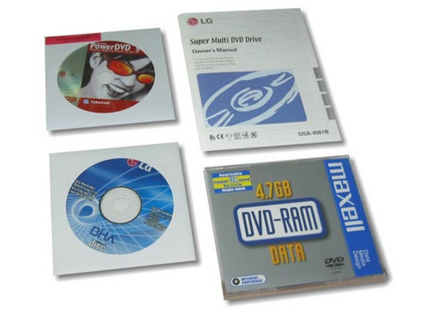 Quemador  LG Multiformato DVD±R/±RW, DVD-RAM y CDs,
DVD-RW+: Graba/Regraba/Lee : 8x/4x/12x,
DVD-RW-: Graba/Regraba/Lee : 4x/2x/12x,
CD-RW: Graba/Regraba/Lee: 24x/16x/32x