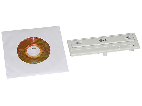 Quemador LG Multiformato, Color Negro y Beige:
DVD+RW: Graba/Regraba/Lee: 20x/8x/16x,
DVD+RDL, DVD-RDL: Graba 10X, DVD-RAM:12X,
DVD-RW: Graba/Regraba/Lee: 20x/6x/16x,
CD-RW: Graba/Regraba/Lee: 48x/32x/48x