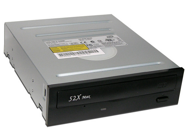 Unidad CD-ROM LiteOn 52X, Interna, Color Negro, Presentación OEM.