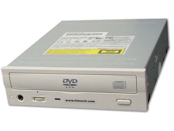 Combo LiteOn, Quemador de CDs 48x/24x/48x + DVD de 16x(Lectura).