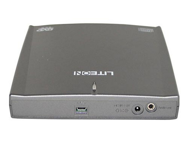 Unidad Combo LiteOn Externa : Quemador de CDs Graba/Regraba/Lee :: 24x/12X/24X + DVD-ROM 8x(Lectura), Interfase USB v2.0.