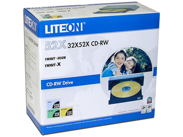 Quemador de CDs LiteOn, Interno, Velocidades Graba/Regraba/Lee : 52x/32x/52x, Color Negro.