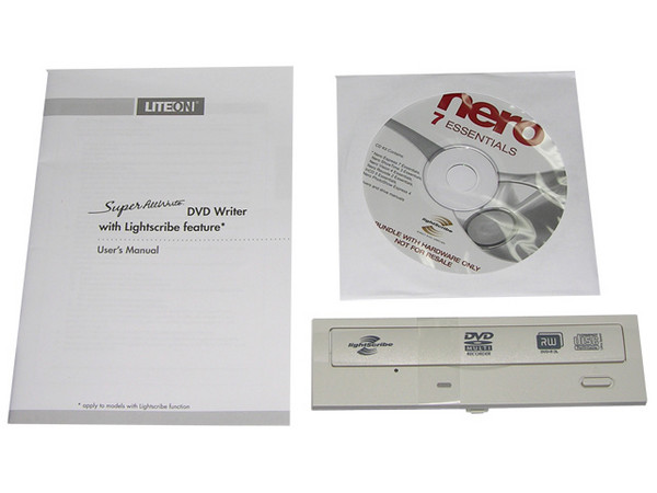 Quemador Liteon, Lightscribe!, Negro:
DVD+RW: Graba/Regraba/Lee: 20x/8x/16x,
DVD+R DL: 8X, DVD-R DL: 8X, DVD-RAM: 12X,
DVD-RW: Graba/Regraba/Lee: 20x/6x/16x,
CD-RW: Graba/Regraba/Lee: 48x/32x/48x,
Lightscribe CDR, DVD+R 1.6X