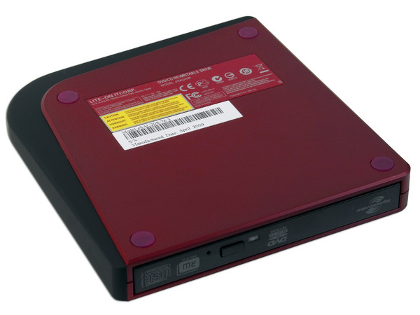 Quemador Liteon Externo Slim USB 2.0, Rojo:
no necesita cable de alimentación,
DVD+RW: Graba/Regraba/Lee: 8x/8x/8x,
DVD+R DL: Graba 6X, DVD-R DL: Graba 6X,
DVD-RW: Graba/Regraba/Lee: 8x/6x/8x,
CD-RW: Graba/Regraba/Lee: 24x/24x/24x.