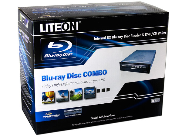 Combo Liteon Lectora de Discos Blu-ray y quemadora de DVD/CD, Interna, 8X, SATA.