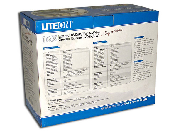 Quemador LiteOn, Multiformato Externo, Color Negro,
DVD+RW: Graba/Regraba/Lee: 16x/8x/16x,
DVD+R DL: Graba 8X, DVD-R DL: Graba 4X,
DVD-RW: Graba/Regraba/Lee: 16x/6x/16x,
CD-RW: Graba/Regraba/Lee: 48x/24x/48x