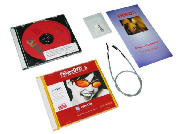 Combo MSI, Quemador de CDs 48x24x48 y lector de DVD 16X. Varios Colores Intercambiables