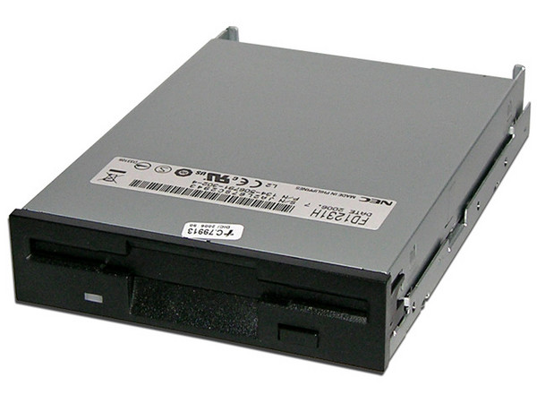 Unidad de Disquetes de 1.44Mb NEC, Interno, Color Negro