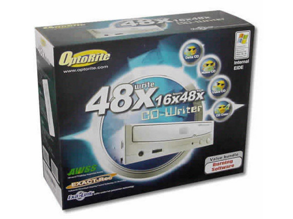 Quemador de CDs Optorite, Interno, Velocidades Graba/Regraba/Lee : 48x/16x/48x