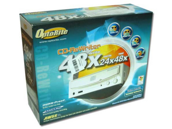 Quemador de CDs OptoRite, Interno, Graba/Regraba/Lee 48X/24X/48X