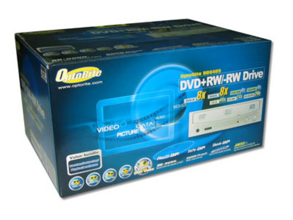 Quemador OptoRite, Multiformato(DVD/CD-RW): 
DVD+RW: Graba/Regraba/Lee : 8x/4x/12x, 
DVD-RW: Graba/Regraba/Lee : 8x/4x/12x, 
CD-RW: Graba/Regraba/Lee: 40x/24x/40x